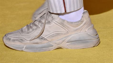 ugly gucci sneakers|gucci shoes dirty look.